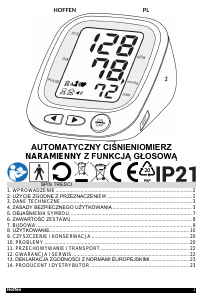 Handleiding Hoffen KF-65B Bloeddrukmeter