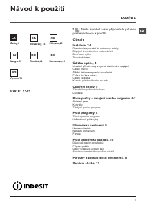 Εγχειρίδιο Indesit EWDD 7145 W EU Πλυντήριο-Στεγνωτήριο