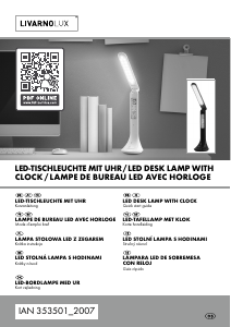 Manual LivarnoLux IAN 353501 Lamp