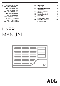 Manual de uso AEG AXP26U558HW Aire acondicionado