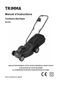 Mode d’emploi Trimma ME1336 Tondeuse à gazon