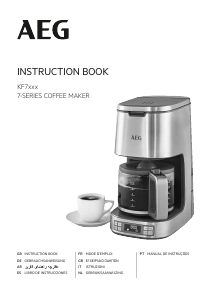 Manual AEG KF7900 Máquina de café