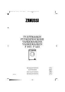 Brugsanvisning Zanussi F 1215 Vaskemaskine
