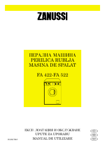 Manual Zanussi FA 522 Mașină de spălat
