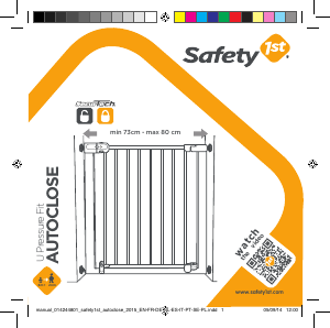 Manual de uso Safety1st Autoclose Puerta del bebé