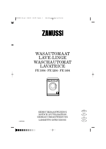 Mode d’emploi Zanussi FE 1204 Lave-linge