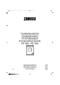 Brugsanvisning Zanussi FE 1205 Vaskemaskine