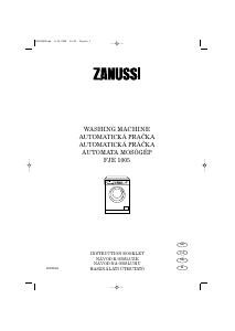 Használati útmutató Zanussi FJE 1005 Mosógép