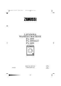 Handleiding Zanussi FL 1089 ALU Wasmachine