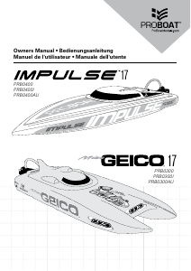 Bedienungsanleitung Pro Boat PRB0400I Impulse 17 Funkferngesteuerten boot