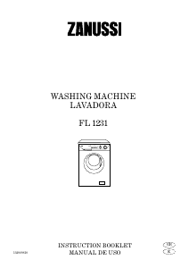 Handleiding Zanussi FL 1231 Wasmachine