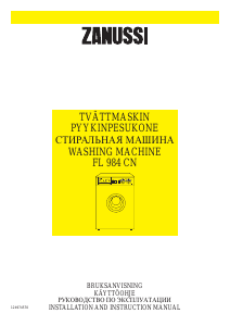 Handleiding Zanussi FL 984 CN Wasmachine