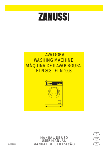 Manual de uso Zanussi FLN 1008 Lavadora