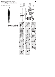 كتيب أداة تهذيب شعر الأنف NT9105 Philips