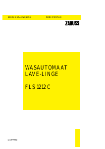 Mode d’emploi Zanussi FLS 1212 C Lave-linge