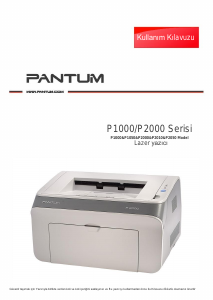 Kullanım kılavuzu Pantum P1000L Yazıcı