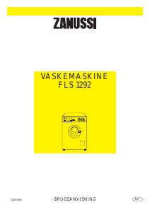 Brugsanvisning Zanussi FLS 1292 Vaskemaskine