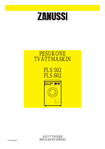 Käyttöohje Zanussi FLS 502 Pesukone
