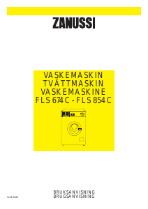 Brugsanvisning Zanussi FLS 674 C Vaskemaskine