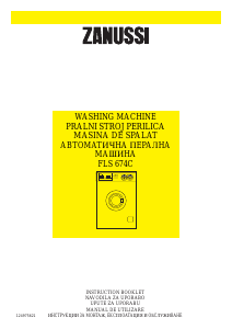 Manual Zanussi FLS 674 C Mașină de spălat
