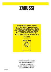 Használati útmutató Zanussi FLS 813 Mosógép