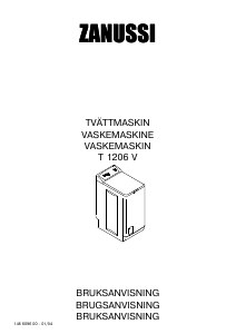 Brugsanvisning Zanussi T1206 Vaskemaskine