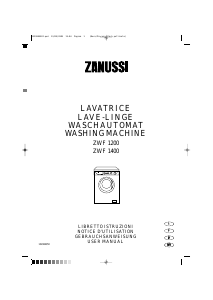 Mode d’emploi Zanussi ZWF 1200 Lave-linge