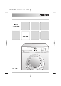 Mode d’emploi Zanussi ZWF 3145 Lave-linge