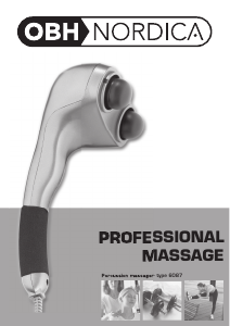 Brugsanvisning OBH Nordica 6087 Professional Massageapparat