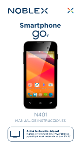 Manual de uso Noblex N401 Go1 Teléfono móvil