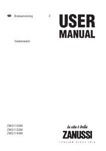 Bruksanvisning Zanussi ZWG 1120 M Vaskemaskin