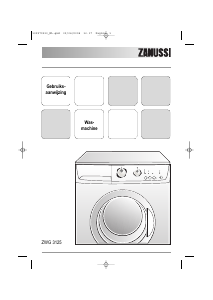 Handleiding Zanussi ZWG 3125 Wasmachine