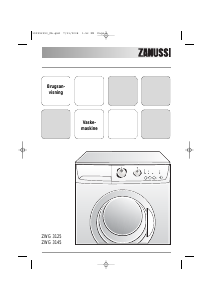 Brugsanvisning Zanussi ZWG 3125 Vaskemaskine