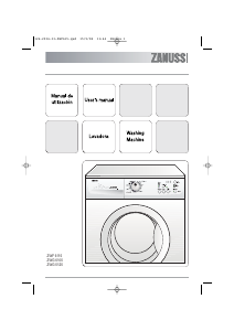 Handleiding Zanussi ZWG 5125 Wasmachine