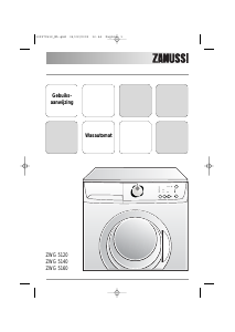 Handleiding Zanussi ZWG 5160 Wasmachine