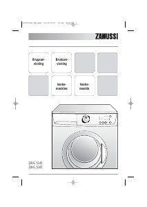 Bruksanvisning Zanussi ZWG 5165 Vaskemaskin
