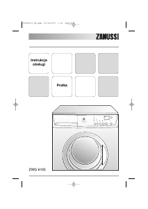 Instrukcja Zanussi ZWG 6105 Pralka