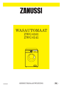 Handleiding Zanussi ZWG 6141 Wasmachine