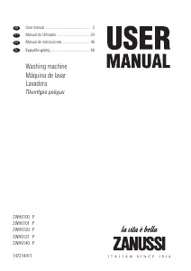 Manual Zanussi ZWH 6100 P Washing Machine