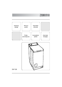 Manuál Zanussi ZWP 580 Pračka