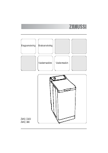 Bruksanvisning Zanussi ZWQ 380 Vaskemaskin