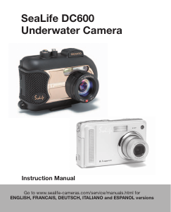 Manual SeaLife DC600 Digital Camera