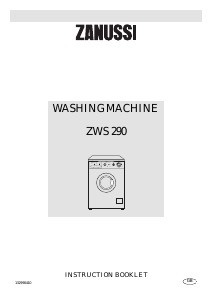 Manual Zanussi ZWS 290 Washing Machine