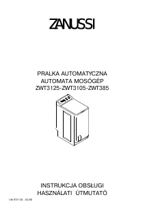Instrukcja Zanussi ZWT 385 Pralka