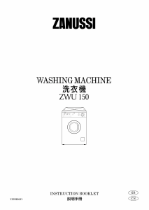 Handleiding Zanussi ZWU 150 Wasmachine