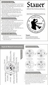 Manual Stauer 48370 Watch