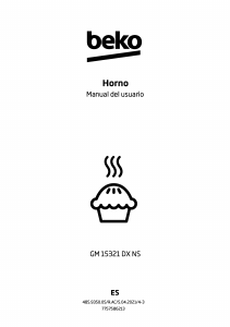 Manual de uso BEKO GM 15321 DX NS Cocina