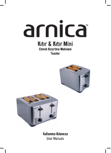 Manual Arnica GH27010 Toaster