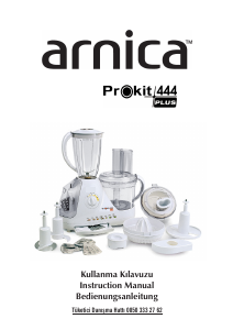 Handleiding Arnica GH21021 Prokit 444 Plus Keukenmachine