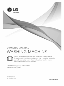 Manual LG FH4U2VCN2 Washing Machine